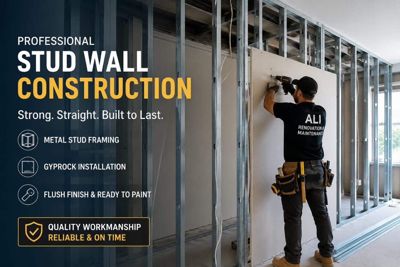 Plaster & Gyprock Repairs